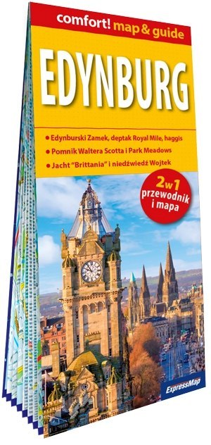Edynburg  map&guide laminat 2025