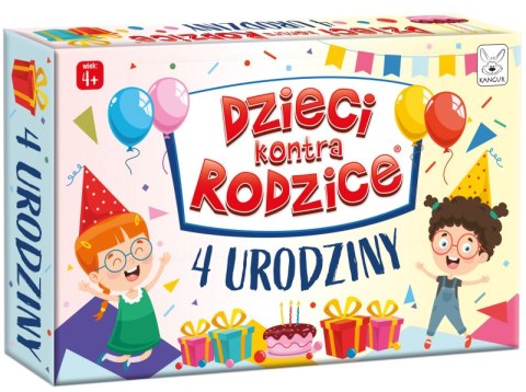 Gra Dzieci kontra Rodzice Urodziny 4+ Gra Dzieci kontra Rodzice Urodziny 4+