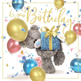 Karnet holograficzny 3D It's Your Birthday 152x152