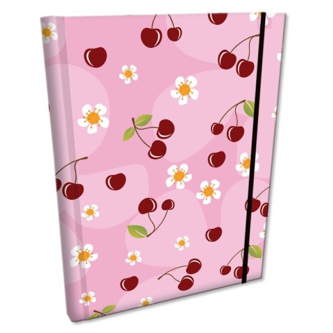 Notes B6 kratka z gumką Soft Touch Wisienki W Różu Notes B6 kratka z gumką Soft Touch Wisienki W Różu