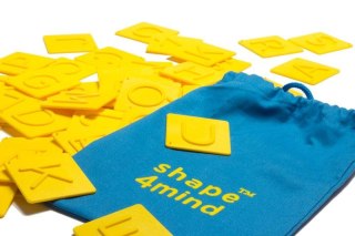 Shape4mind Duże Litery 156 sztuk