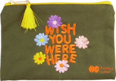 Kosmetyczka z haftem BLOOM-Boho Happy Color Kosmetyczka z haftem BLOOM-Boho Happy Color