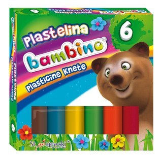 Plastelina bambino 6 kolorów 32832 Plastelina bambino 6 kolorów 32832