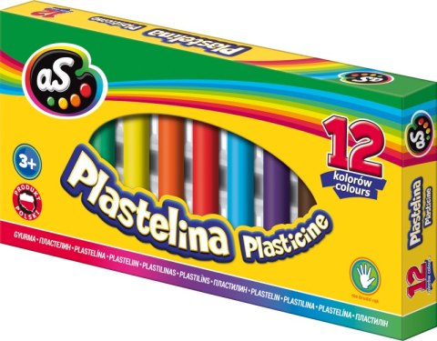 Plastelina as Astra 12 kolorów Plastelina as Astra 12 kolorów