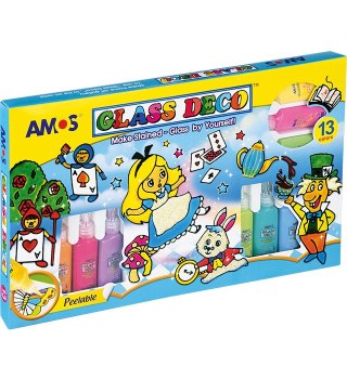 Farby witrażowe AMOS GD22P13 13 kolorów x 22ml