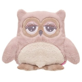 Maskotka Sowa Abby różowo kremowa 23cm 14067
