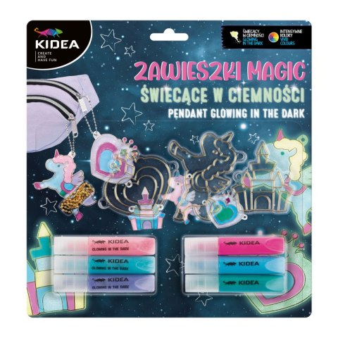 Zestaw zawieszek Magic świecących w ciemności Kidea Zestaw zawieszek Magic świecących w ciemności Kidea