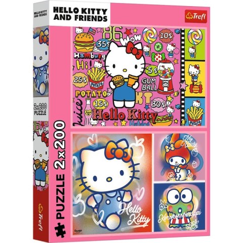 Puzzle 2x200 Hello Kitty i przyjaciele 13336