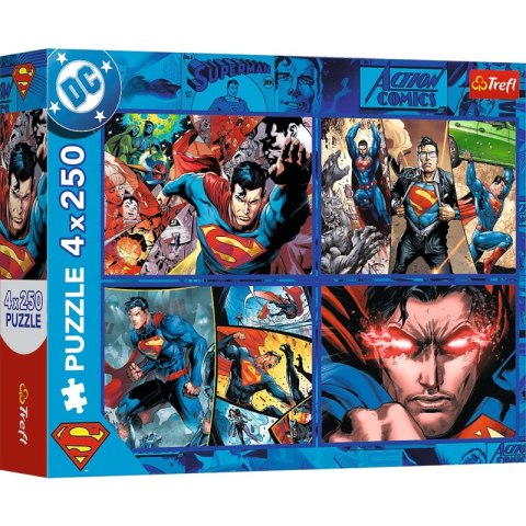 Puzzle 4x250 Odwaga Supermana 13340 Puzzle 4x250 Odwaga Supermana 13340