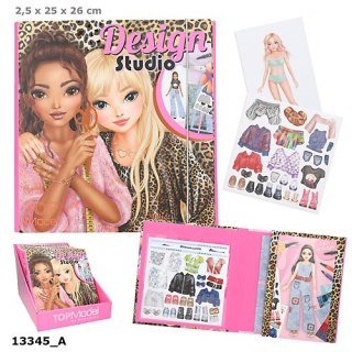 Zestaw Design Studio Top Model w teczce z naklejkami 13345A
