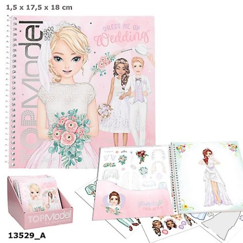 Zestaw Dress Me Up Wedding Top Model z naklejkami 13529A Zestaw Dress Me Up Wedding Top Model z naklejkami 13529A