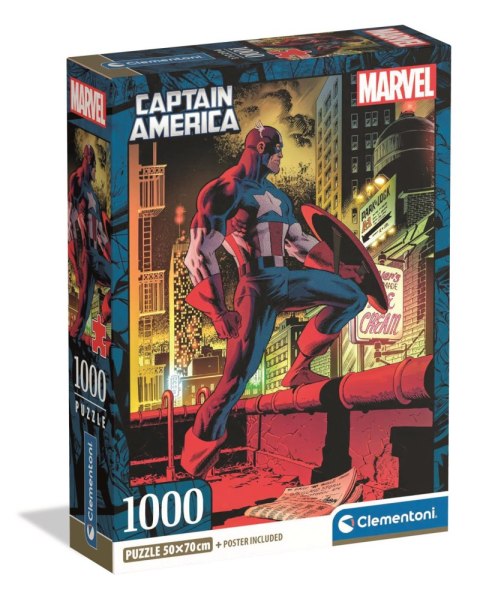 Puzzle 1000 Compact Captain America 37049 Puzzle 1000 Compact Captain America 37049