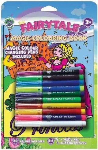 Książeczka do malowania z mazakami zmieniającymi kolor Księżniczka