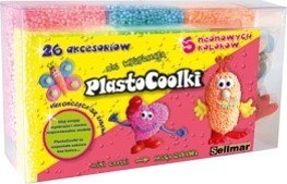 Plastocoolki 5 kolorów z akcesoriami