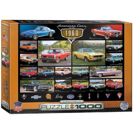 Puzzle 1000 American Cars of the 1960s 6000-0677 Puzzle 1000 American Cars of the 1960s 6000-0677