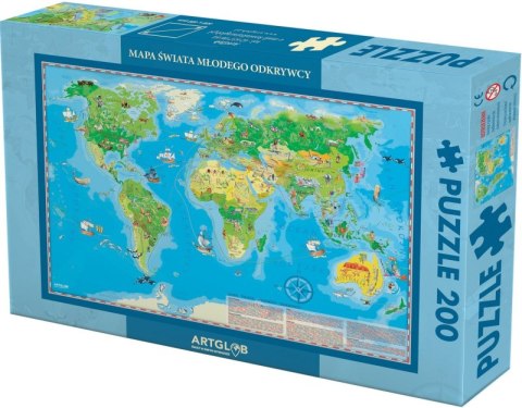 Puzzle 200 Świat młodego odkrywcy Puzzle 200 Świat młodego odkrywcy