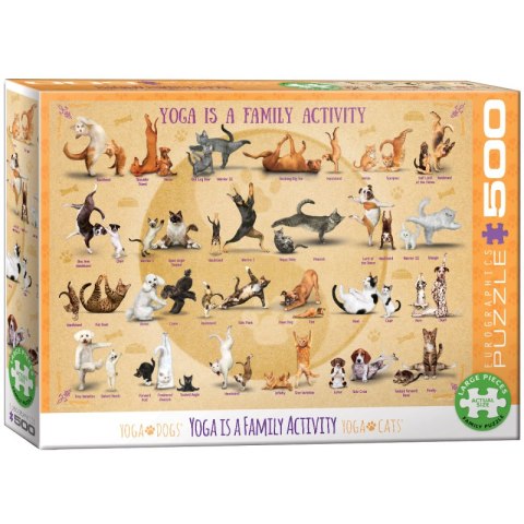 Puzzle 500 Yoga is a Family Activity 6500-5354 Puzzle 500 Yoga is a Family Activity 6500-5354