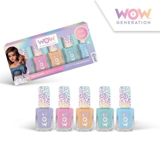 Zestaw pastelowych lakierów do paznokci 5szt. WOW00018