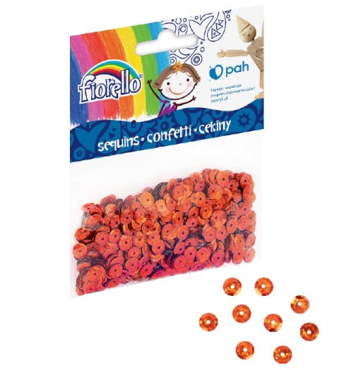 Confetti cekiny kółko miedziane Fiorello GR-C14-6C Confetti cekiny kółko miedziane Fiorello GR-C14-6C