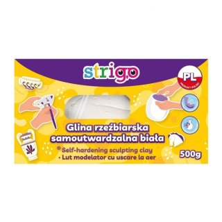 Glina rzeźbiarska samoutwardzalna Strigo biała 500g