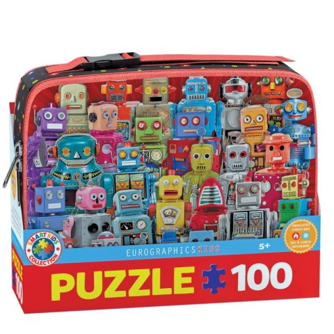 Puzzle 100 z lunch box Robots 9100-5827 Puzzle 100 z lunch box Robots 9100-5827