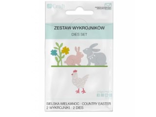 Zestaw wykrojników sielska Wielkanoc 2 szt.