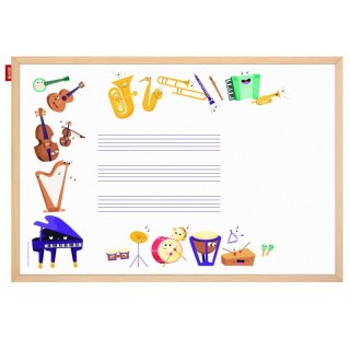 Tablica edukacyjna MEMOBE Music adventure! 60x40 cm