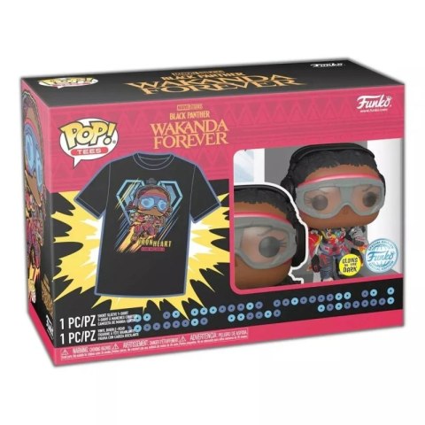T-shirt i figurka Black Panther Ironheart Funko Pop