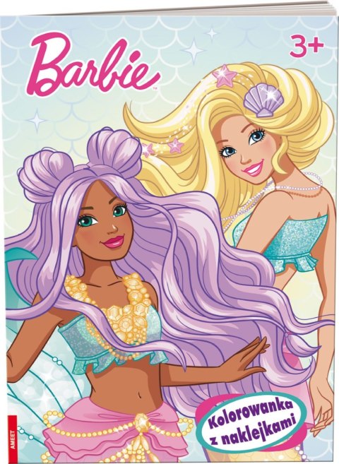 Barbie Dreamtopia kolorowanka z naklejkami NA-1404 Barbie Dreamtopia kolorowanka z naklejkami NA-1404