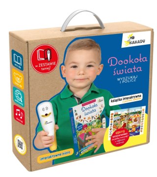 Pakiet z piórem KAKADU. Dookoła świata / Wyszukaj i policz. Kakadu