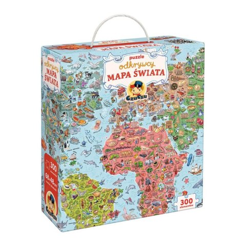 Puzzle odkrywcy Mapa świata CzuCzu Puzzle odkrywcy Mapa świata CzuCzu