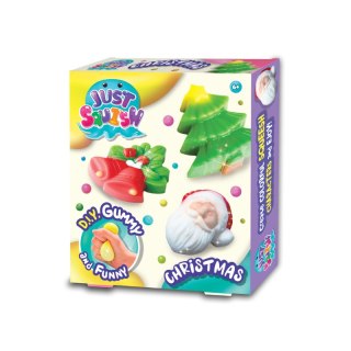 Zestaw kreatywny Strigo Just Squish stwórz swoje żelowe figurki Christmas