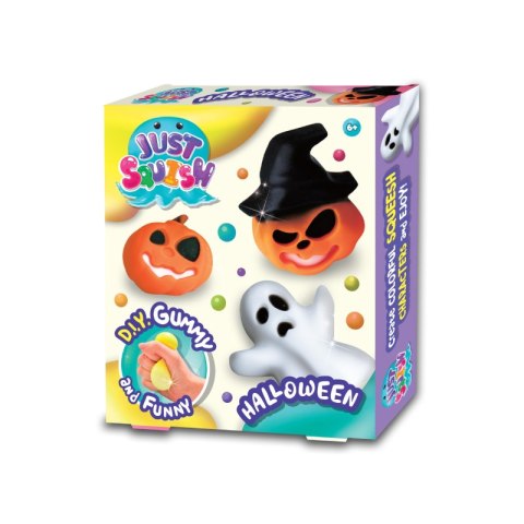 Zestaw kreatywny Strigo Just Squish stwórz swoje żelowe figurki Halloween Zestaw kreatywny Strigo Just Squish stwórz swoje żelowe figurki Halloween