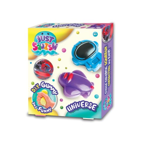 Zestaw kreatywny Strigo Just Squish stwórz swoje żelowe figurki Kosmos Zestaw kreatywny Strigo Just Squish stwórz swoje żelowe figurki Kosmos