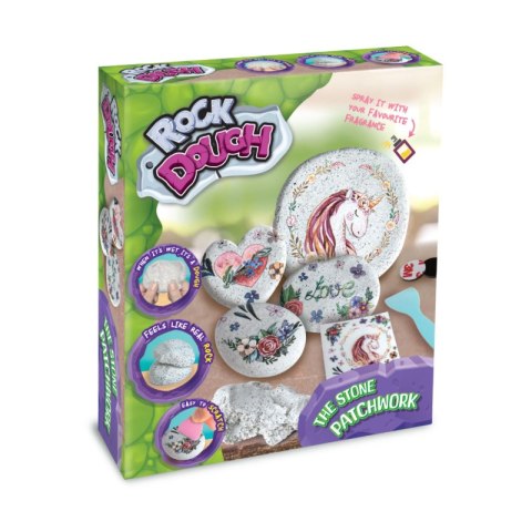 Zestaw kreatywny Strigo Rock Dough kamienne ozdobne magnesy Unicorn