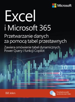 Excel i Microsoft 365 Przetwarzanie danych za pomocą tabel przestawnych. Zawiera omówienie tabel dynamicznych, Power Query i fun