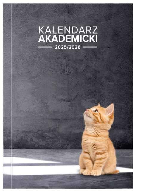 Kalendarz akademicki 2025/2026 A5T PCV bezbarwny KOT