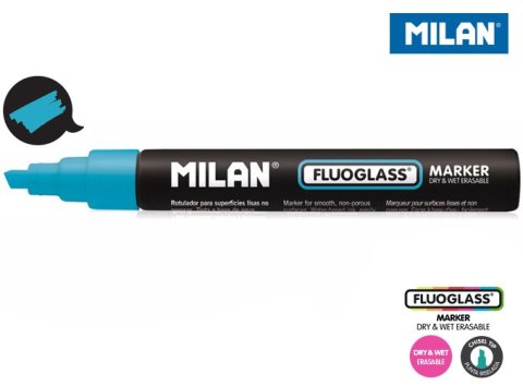 Marker do szyb Milan fluoglass niebieski Marker do szyb Milan fluoglass niebieski