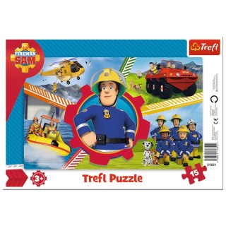 Puzzle 15 ramkowe Strażaka Sam 31351