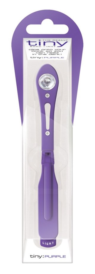 Lampka do książki purpurowa