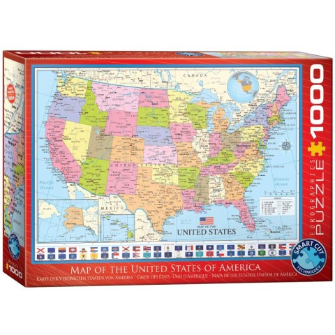 Puzzle 1000 Map of the United States 6000-0788 Puzzle 1000 Map of the United States 6000-0788