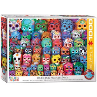 Puzzle 1000 Traditional Mexican Skulls 6000-5316