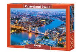 Puzzle 1000 Widok z lotu ptaka na Londyn C-104291-2