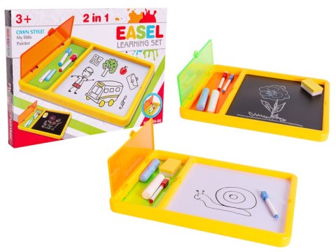 Tablica dwustronna z pojemnikiem na przybory 109329