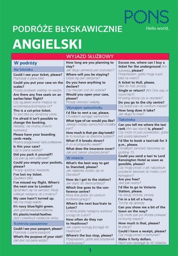 Błyskawicznie podróże angielski PONS Błyskawicznie podróże angielski PONS