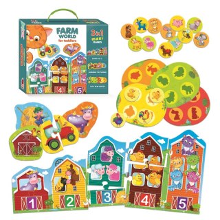 Gra edukacyjna Farm world for toddlers RK1310-01