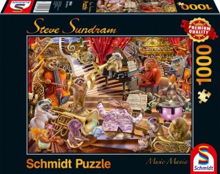 Puzzle 1000 PQ Zwierzaki grają koncert S. Sundram 109089