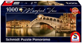 Puzzle 1000 PQ panorama Most Rialto Wenecja M. Voss 108382
