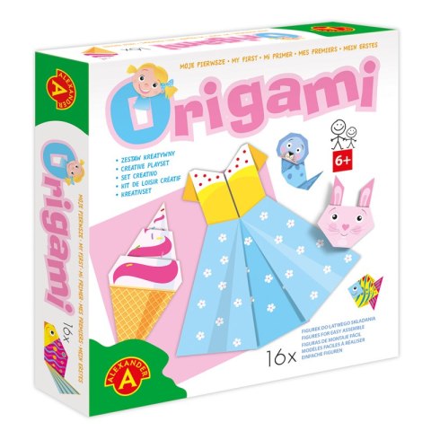 Moje pierwsze origami sukienka