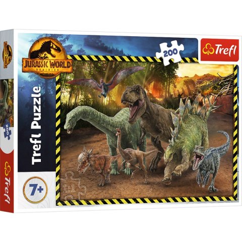 Puzzle 200 Dinozaury z Parku Jurajskiego 13287